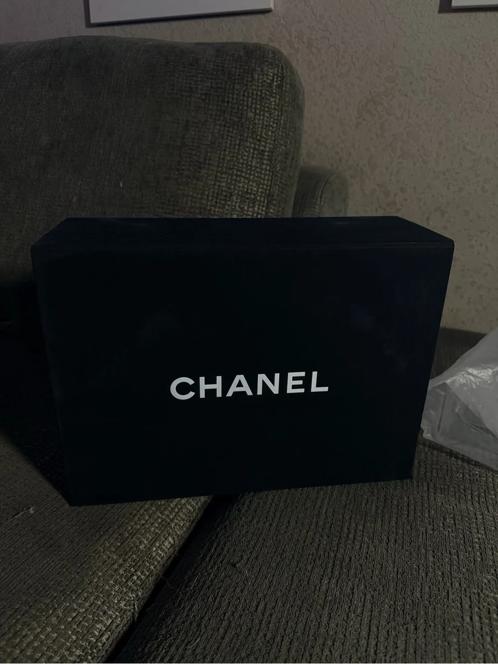 CHANEL Black Quilted Shoulder Bag with Gold-Tone Hardware